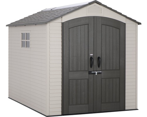 Abri de jardin avec double porte et fenêtre
