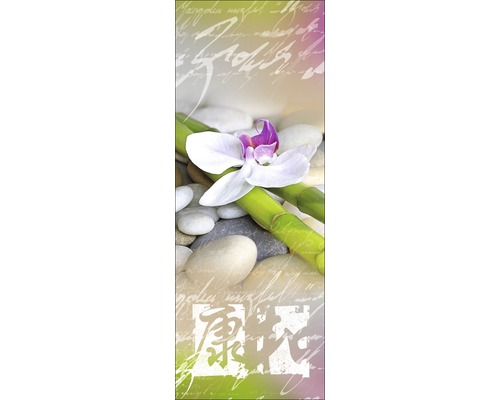 Tableau en verre Wellness III 30x80 cm