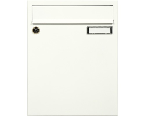 Boîte aux lettres avec porte-nom et serrure