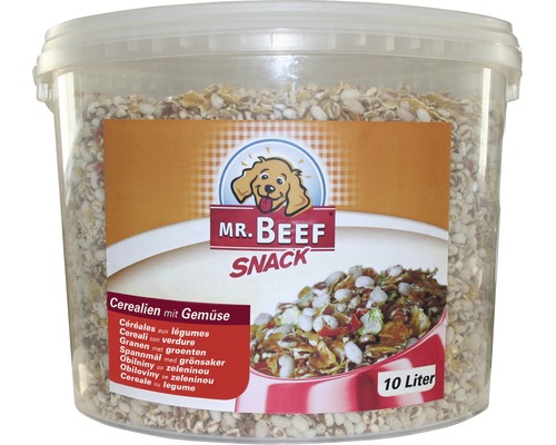 Friandises pour chiens MR. BEEF Céréales aux légumes 10 l