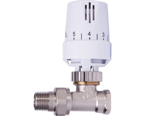 Thermostatventil mit Thermostatkopf zur Temperaturregelung