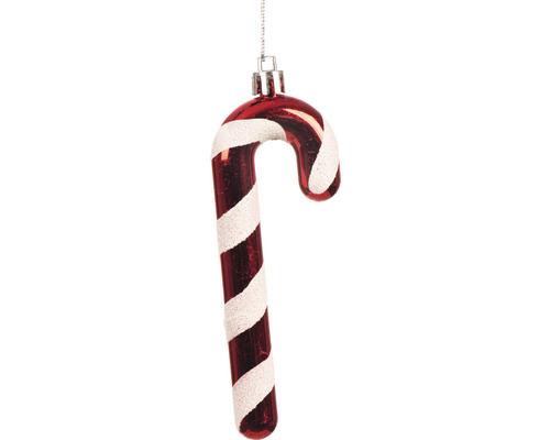 Décoration de sapin de Noël en forme de bâton de sucre à suspendre