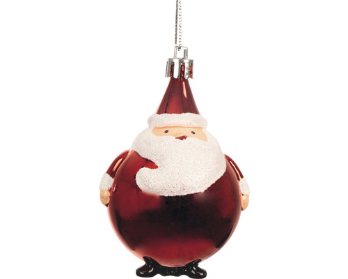 Décoration de sapin de Noël Père Noël comme boule de Noël