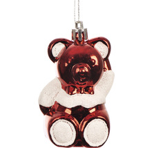 Boule de Noël ours en peluche à suspendre