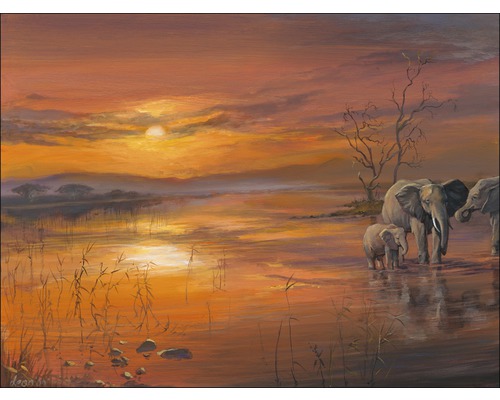 Tableau sur toile African Scenery III 77x57 cm