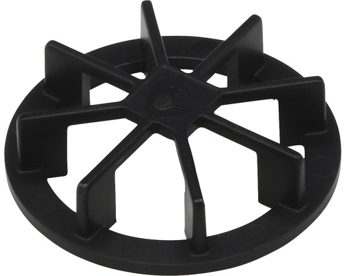 Modérateur de débit de chasse d'eau universel pour montage sur tube de rinçage noir Entretoise en plastique