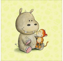 Leinwandbild Little friends IV 27x27 cm