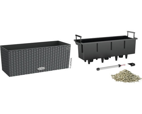 Lechuza Balkonkasten mit Bewässerungssystem und Zubehör