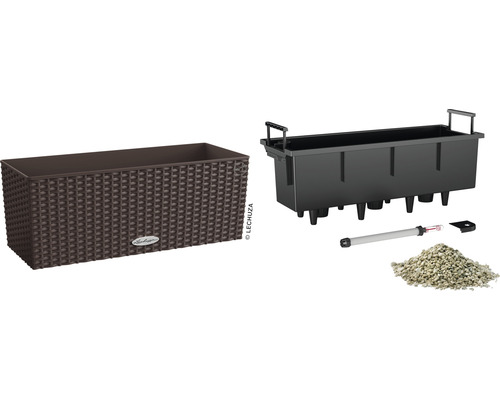 Lechuza Balconera Cottage 80 Set complet avec système d''arrosage