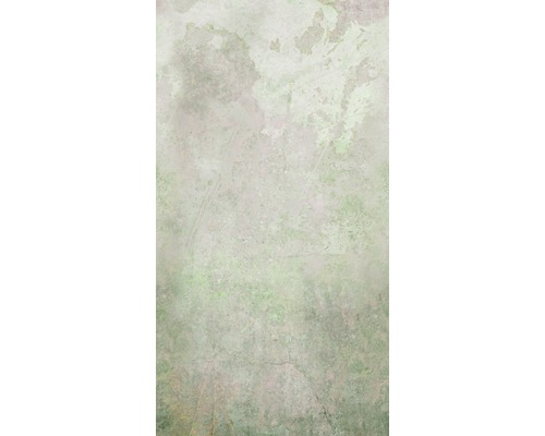 Papier peint panoramique intissé 105399 Pure Nature béton vert 3 pièces 150 x 280 cm