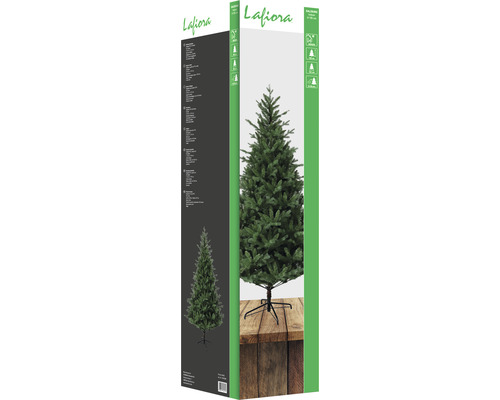 Verpackung eines künstlichen Laflora Weihnachtsbaums