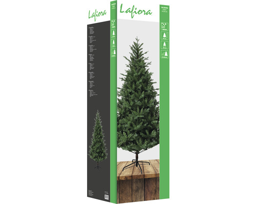 Arbre de Noël artificiel Lafiora sur l''emballage