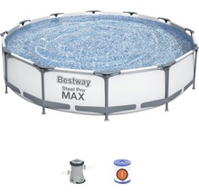 Piscine tubulaire Bestway Steel Pro Max avec pompe de filtration et cartouche filtrante
