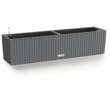 Jardinière Lechuza Balconera Cottage, plastique, 80x19x19 cm, granit