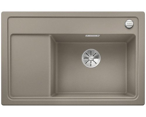 Spüle Blanco ZENAR XL 6 S Compact 780 x 510 mm tartufo 523782 Becken rechts Spüle aus Silgranit mit Abtropffläche