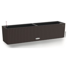 Jardinière Lechuza Balconera Cottage plastique 80x19x19 cm mocca