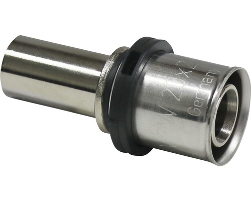 Jonction à sertir TH et contour en U 20 x 2 - 15 mm sur cuivre et tuyaux composites Raccord de tuyau métallique avec joint, 20 x 2