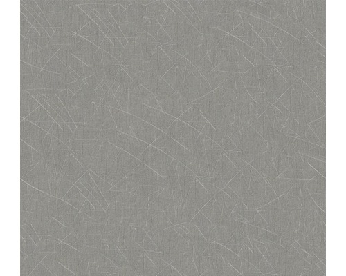 Papier peint intissé 53307 Colani VISIONS uni gris Papier peint avec motif de rayures
