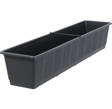 Jardinière Geli Standard, plastique, 80x17x14 cm, anthracite