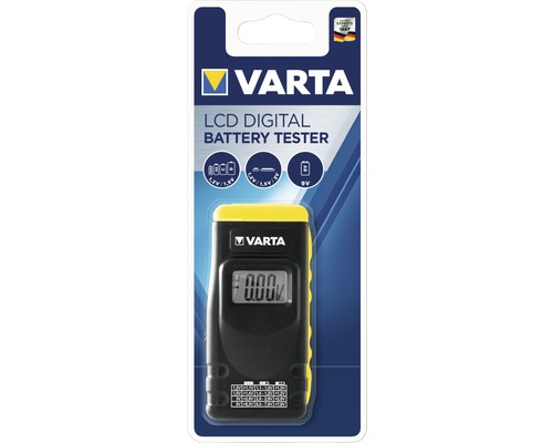 Testeur de batteries Varta LCD numérique Testeur de batteries Varta LCD numérique