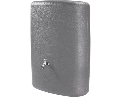 Réservoir d''eau gris avec robinet pour le jardin