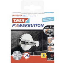 tesa Powerbutton® Haken Universal Small chrom