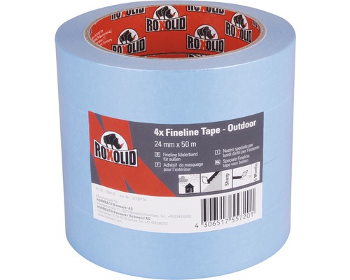 Pack pro ROXOLID Fineline Tape extérieur 24 mm x 50 m 4 pièces