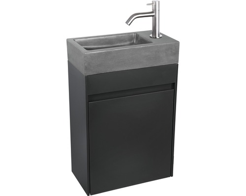 Meuble sous-lavabo avec lavabo et robinet