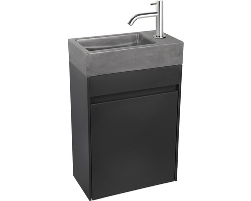 Meuble-lavabo avec lavabo, meuble bas et robinetterie