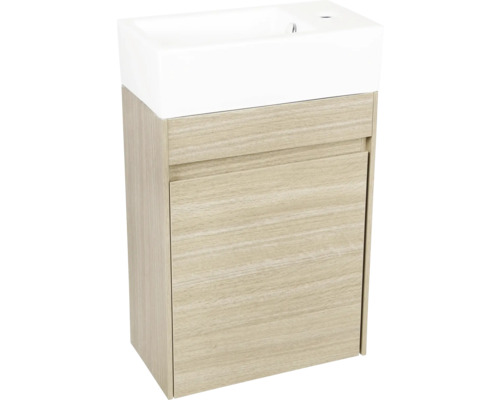 Meuble sous-lavabo avec lavabo et porte