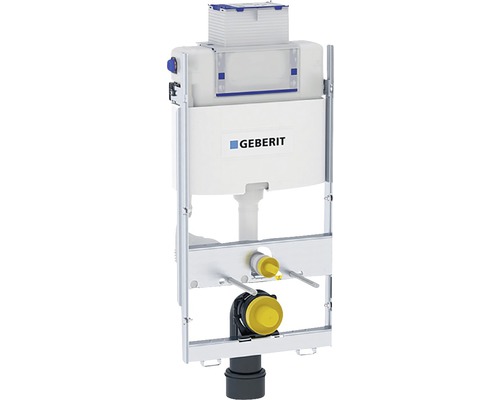 Bâti-support pour WC suspendu Geberit GIS 100 cm avec réservoir de chasse d'eau encastré Omega 12 cm pour actionnement par le haut ou par l'avant 461.151.00.1-0