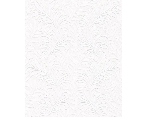 Vliestapete 9458 Patent 3D Euro Floral weiß Weisse Tapete mit floralem Muster
