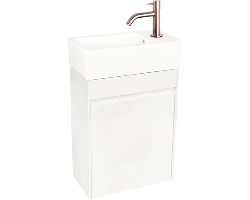 Meuble-lavabo avec armoire basse et robinetterie