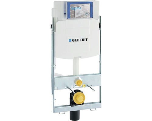 Bâti-support pour WC suspendu Geberit GIS 114 cm avec réservoir de chasse d'eau encastré Sigma pour actionnement par l'avant 461.311.00.5