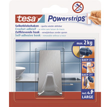 Handtuchhaken Tesa Powerstrips® Large edelstahl matt 58266-00000-20