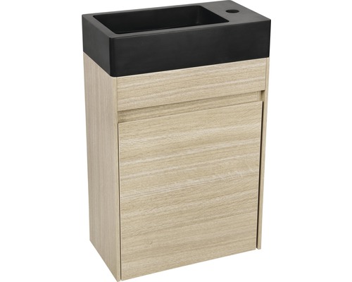 Meuble sous-lavabo avec un tiroir et une porte