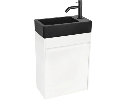 Meuble-lavabo avec meuble sous-vasque et robinet