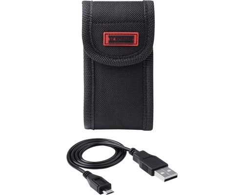Sac de ceinture noir avec logo Rothenberger et câble USB