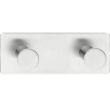tesa Powerbutton® Doppelhaken Classic eckig edelstagl