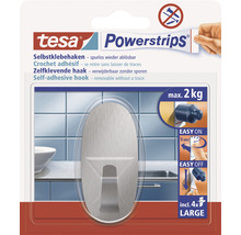 Handtuchhaken Tesa Powerstrips® Large edelstahl matt 58261-00000-20