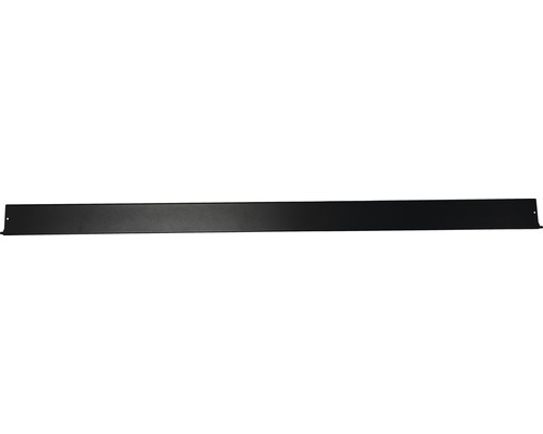 Schwarz lackiertes Metallflachprofil