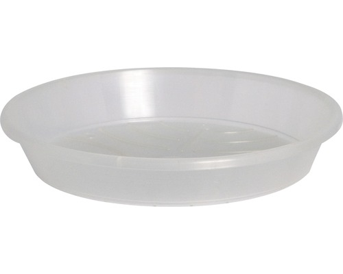 Soucoupe pour pot de fleurs geli pour orchidées en plastique Ø 12 H 2 cm transparent-0