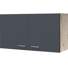 Flex Well Hängeschrank Tiago BxTxH 100 x 32 x 54,8 cm basaltgrau matt zerlegt 00011702