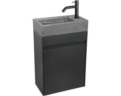 Meuble-lavabo avec armoire basse et robinetterie