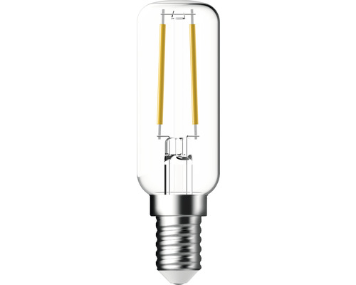 FLAIR LED Lampe T25 klar E14/2,1W(25W) 250 lm 2700 K warmweiß geeignet für Kühlschrank, Glühbirne Kühlschrank