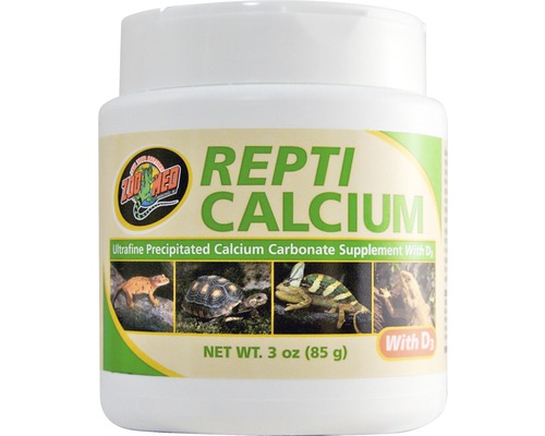 Phosphorfreies Kalzium ZOO MED Repti Calcium mit D3 85 g Repti Calcium Nahrungsergänzungsmittel für Reptilien