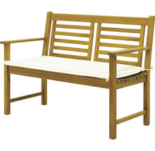 Gartenmöbelset GARDEN PLACE Alina 7-Sitzer 8 tlg. braun mit ausziehbarem Holztisch aus robuster Akazie, klappbar, inkl. Auflage