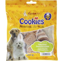 Hundesnack Cookies Hähnchenseelachs Roulade 200g-thumb-1