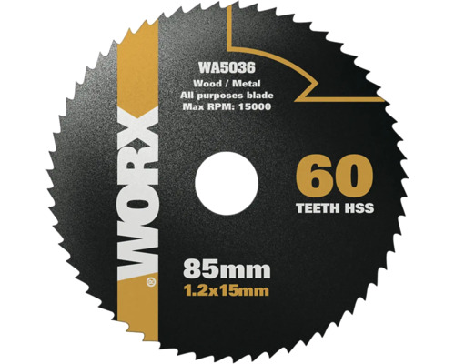 Lame de scie circulaire Worx 60 Z pour Versacut Lame de scie circulaire Worx 60 Z pour Versacut