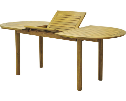 Ausziehbarer Gartentisch aus Holz